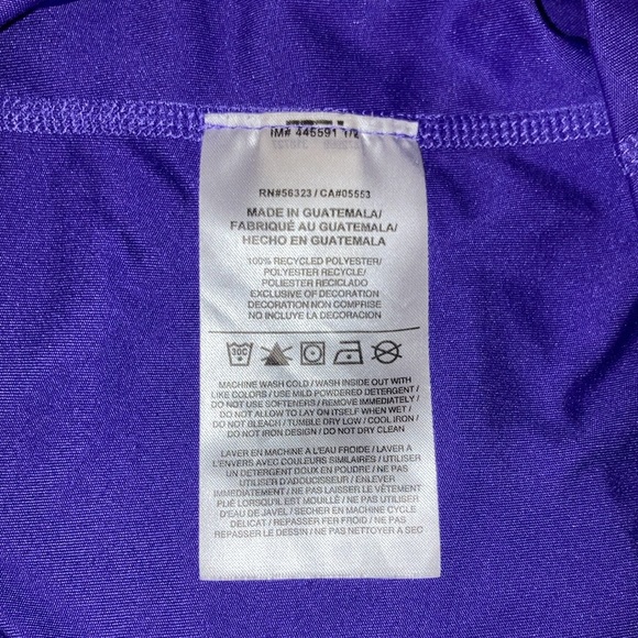 Nike Womens Purple Dri-Fit Tee Size Medium - Picture 4 of 4